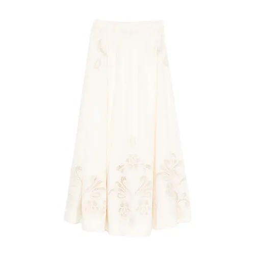Elasticated Waist Flared Skirt - Forte Forte - Modalova