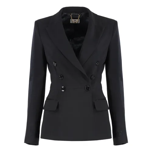 Crepe Blazer - Elisabetta Franchi - Modalova