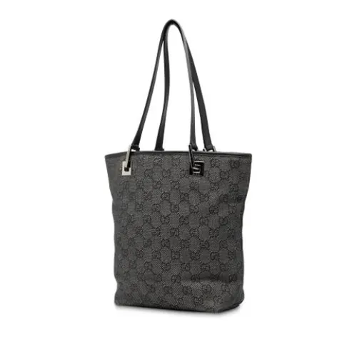 Pre-owned Denim Tote Bag - Gucci Vintage - Modalova