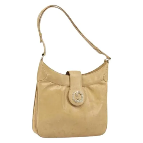 Pre-owned Leather Shoulder Bag - Gucci Vintage - Modalova