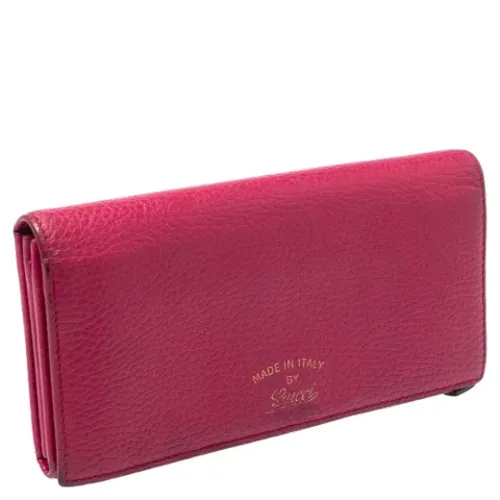 Pre-owned Leather wallets - Gucci Vintage - Modalova
