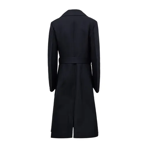 Blue Cotton Canvas Trench Coat - Bottega Veneta - Modalova