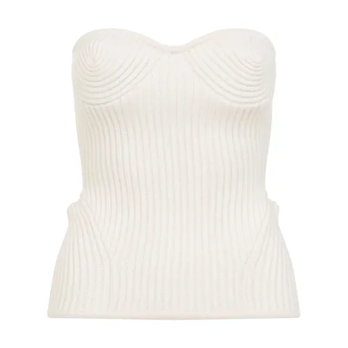 Merino Wool Ribbed Stretch Corset - Jean Paul Gaultier - Modalova