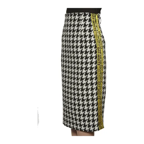 Midi Skirt - Off White - Modalova