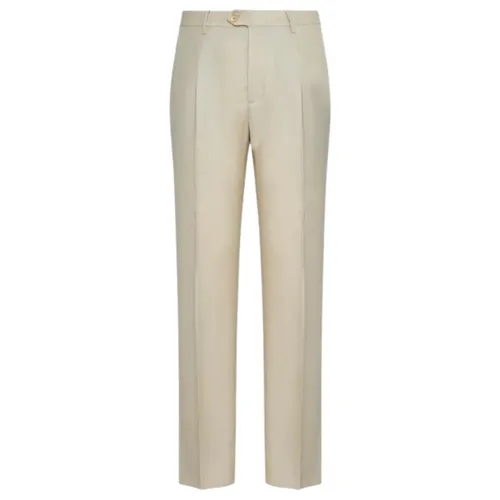Wool Tailored Trousers with Pleat Detailing - Etro - Modalova