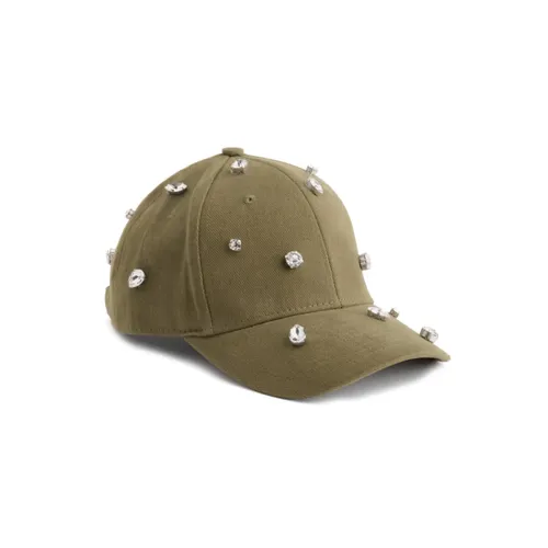Gorra de Béisbol con Pedrería de Cristal - Forte Forte - Modalova