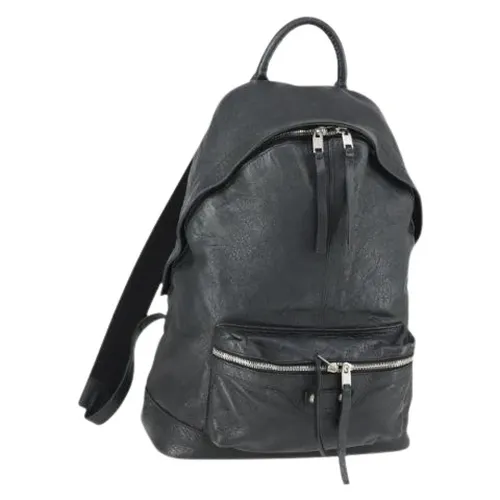 Pre-owned Vintage Leather Backpack - Balenciaga Vintage - Modalova