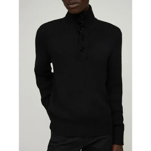 Button-Closure High-Collar Sweater - Tom Ford - Modalova