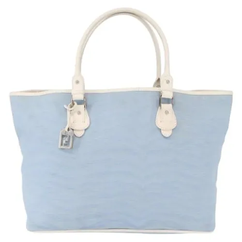 Pre-owned Vintage Canvas Tote Bag - Fendi Vintage - Modalova