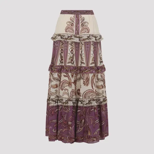 Delicate Ainika Long Skirt - Farm Rio - Modalova