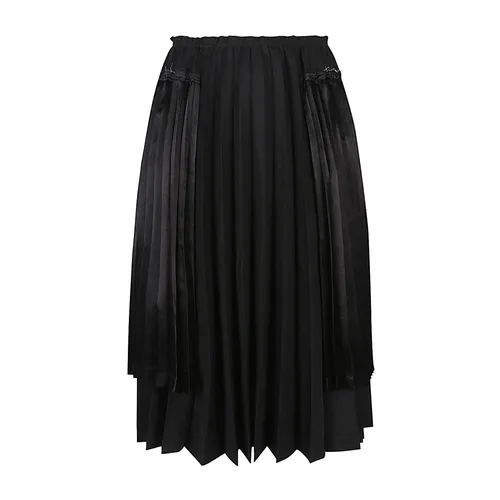 Falda Midi Plisada - Comme des Garçons - Modalova