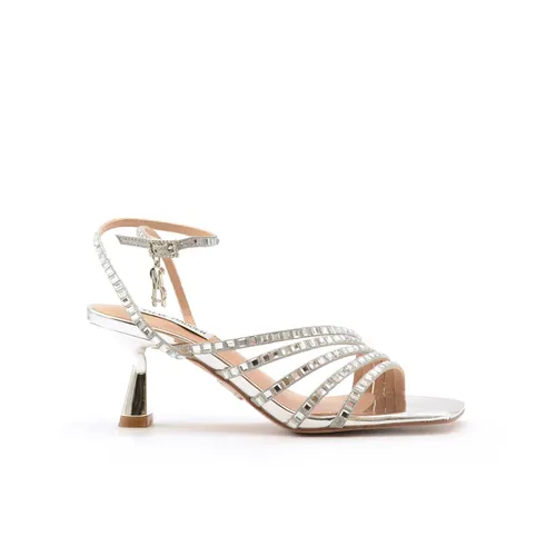 Mirror Effect Silver Sandals - Steve Madden - Modalova