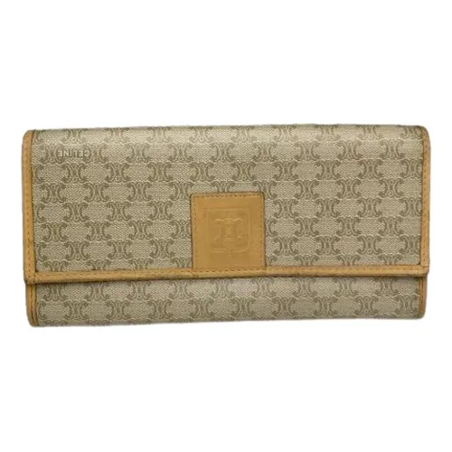 Pre-owned Leather Wallet - Celine Vintage - Modalova