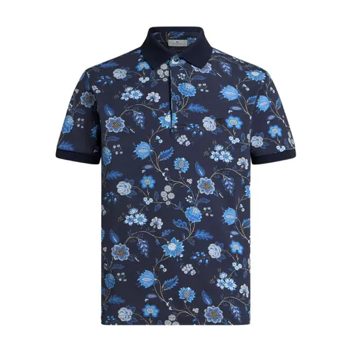 Etro - Tops > Polo Shirts - Blue - Etro - Modalova