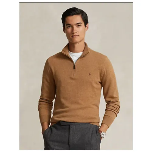 Merino Wool Half-Zip Sweater - Polo Ralph Lauren - Modalova