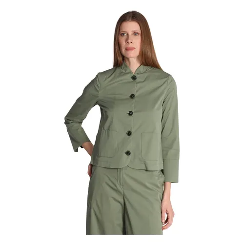 Unlined Jacket with Buttons - Alessia Santi - Modalova