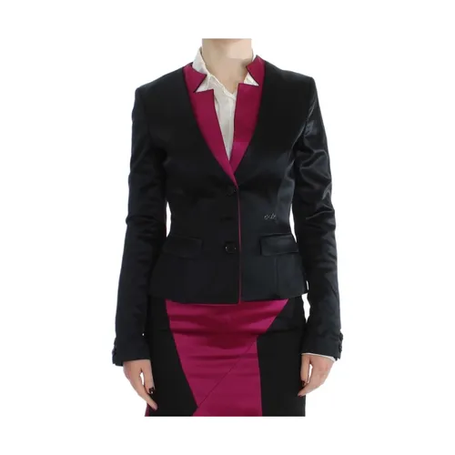 Three Button Single-Breasted Blazer - Exte - Modalova