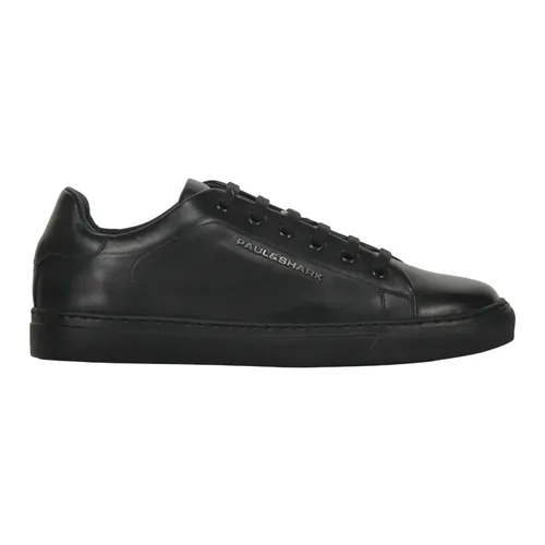 Elegant Leather Sneakers - Paul & Shark - Modalova