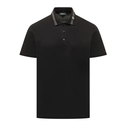 Polo de piqué - Versace - Modalova
