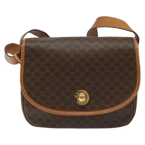 Pre-owned Vintage Macadam Canvas Shoulder Bag - Celine Vintage - Modalova