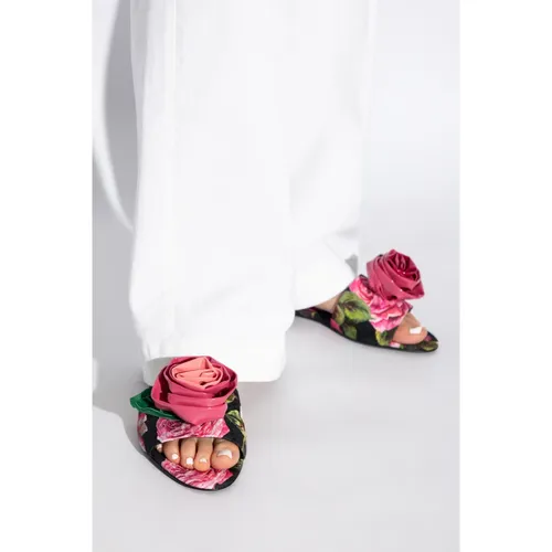 Floral motif slides - Dolce & Gabbana - Modalova