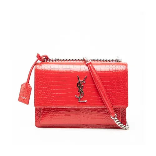 Pre-owned Chain Leather Shoulder Bag - Saint Laurent Vintage - Modalova