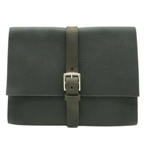 Clutch de Cuero Pre-owned - Hermès Vintage - Modalova