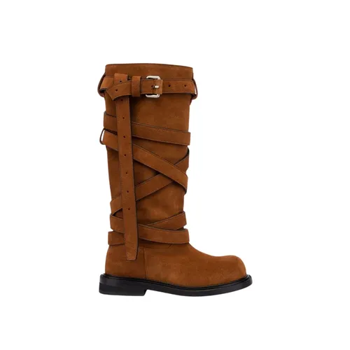 Suede boots - Moschino - Modalova