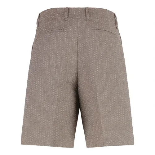 Bermuda with Stitches - Fendi - Modalova