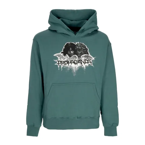 Forest Green Hoodie Long Sleeve - Propaganda - Modalova