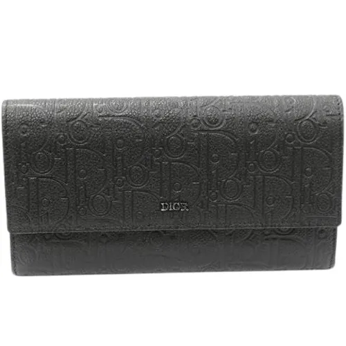 Pre-owned Leather Wallet - Dior Vintage - Modalova
