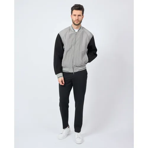 Grey Coats with Fullzip Closure - Armani Exchange - Modalova
