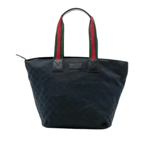 Pre-owned Canvas Tote Bag - Gucci Vintage - Modalova