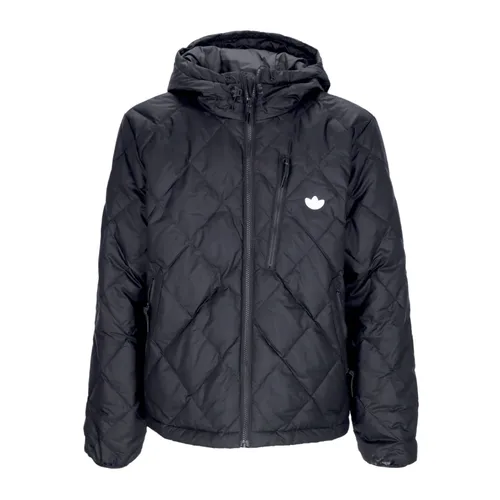 Black Down Quilt Puff Jacket - Adidas - Modalova