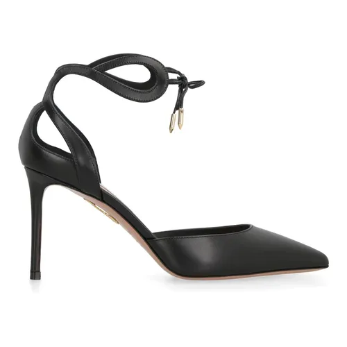 Pointy Toe Leather Pumps - Aquazzura - Modalova
