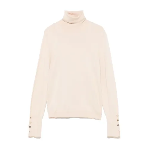 Fine Knit Roll Neck Sweater - Liu Jo - Modalova