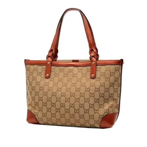 Pre-owned Canvas Tote - Gucci Vintage - Modalova