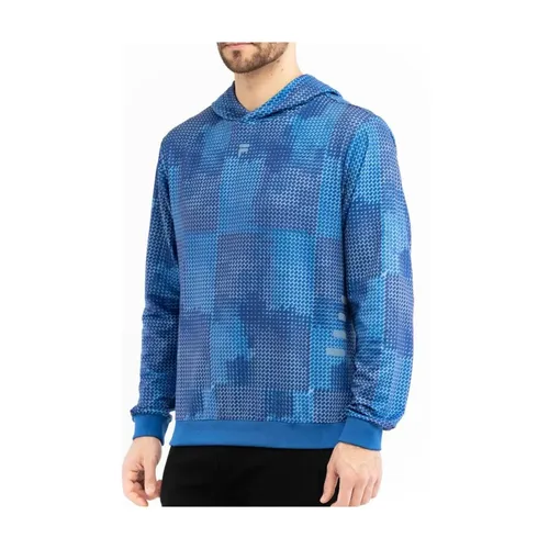 Polyester Sweatshirt with Ribbed Hem and Cuffs - Fila - Modalova