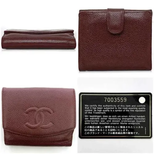 Pre-owned Leather Wallet - Chanel Vintage - Modalova