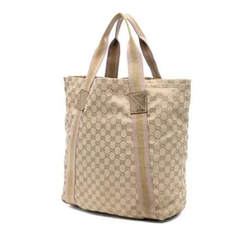 Pre-owned Canvas Tote - Gucci Vintage - Modalova