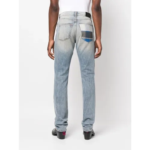 Patchwork Distressed Jeans - Alchemist - Modalova