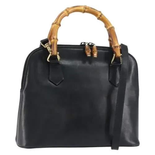 Pre-owned Leather Handbag - Gucci Vintage - Modalova