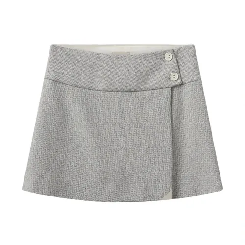 Chic Wool Mini Skirt - The Garment - Modalova