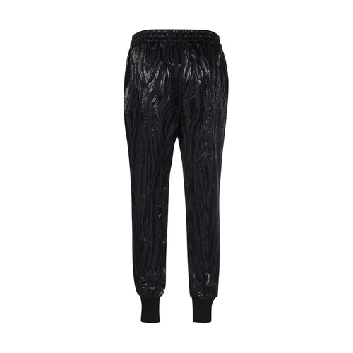 Lurex Joggers with Ribbed Ankle Cuffs - Stella McCartney - Modalova