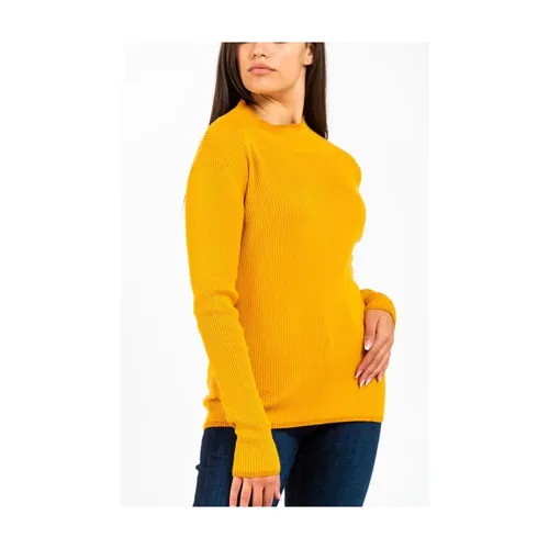Wool Sweatshirt with Ribbed Crew Neck - GAS - Modalova