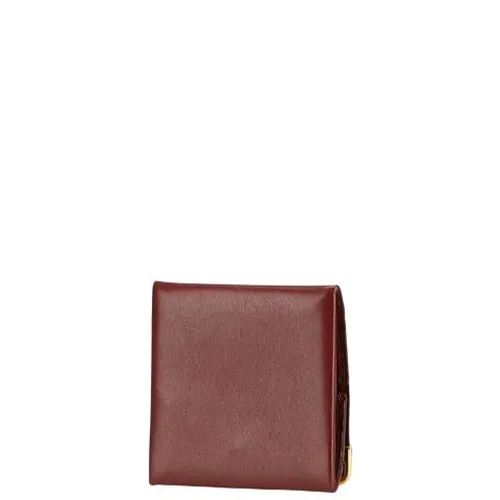 Pre-owned Leather Wallet - Cartier Vintage - Modalova