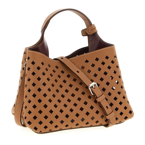 Apa Micro Openwork Leather Handbag - Tod's - Modalova