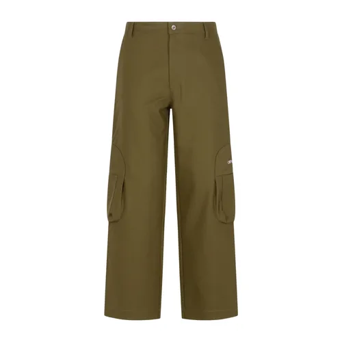 Wide Trousers - Off White - Modalova