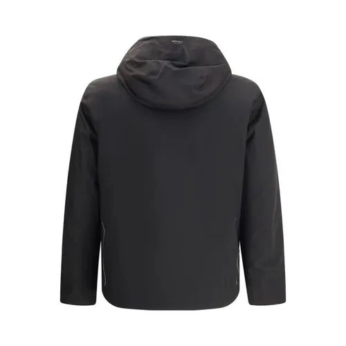 Adjustable Hood Jacket with Removable Padding - Woolrich - Modalova