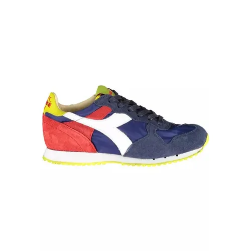 Blue Contrast Lace Sneakers - Diadora - Modalova